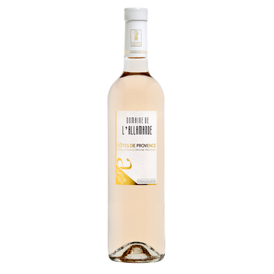 Côtes de Provences AOP rosé Domaine de L'Allamande cuvée 2025 75cl