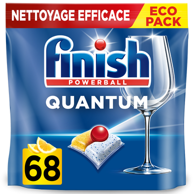 Tablette lave-vaisselle FINISH Quantum citron x68