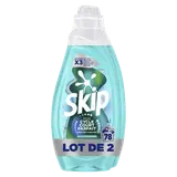 Lessive SKIP efficacité 78 lavages 2x1,482L