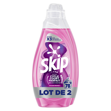 Lessive SKIP MCCP couleur 78 lavages 2x1,482L