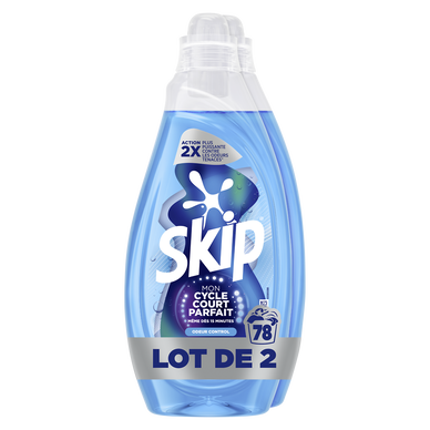 Lessive SKIP MCCP odeur 78 lavages 2x1,482L