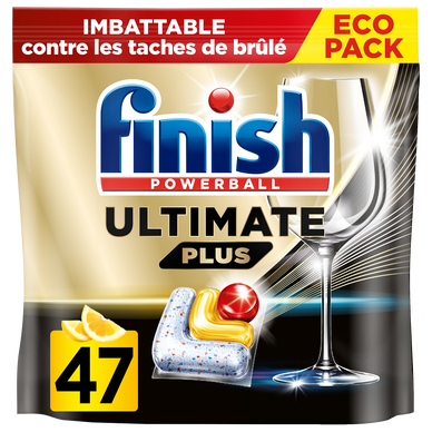 Tablette lave-vaisselle FINISH Ultimate Plus citron x47
