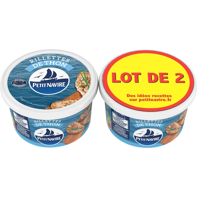 Rillettes de thon PETIT NAVIRE - 2x125g