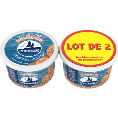Rillettes de saumon PETIT NAVIRE - 2x125g