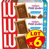 Biscuits petit beurre chocolat au lait Petit Ecolier LU, 6 paquets de150g