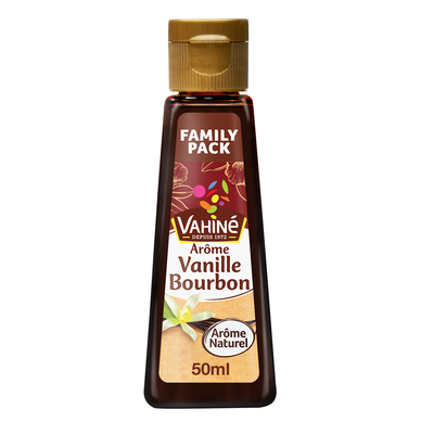 Arôme naturel de vanille VAHINE, flacon de 50ml