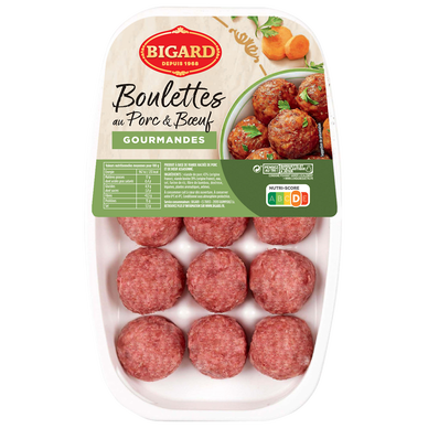 Boulette gourmande, BIGARD, France, 15 pièces, 375g