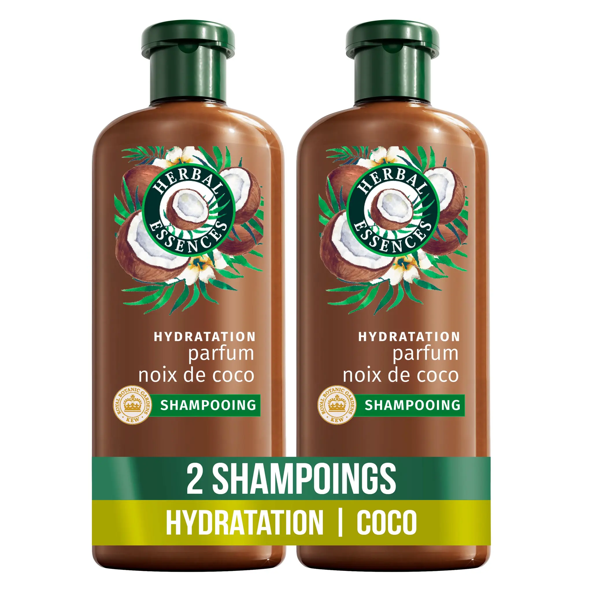 HERBAL ESSENCES Shampooing hydratation parfum noix de coco