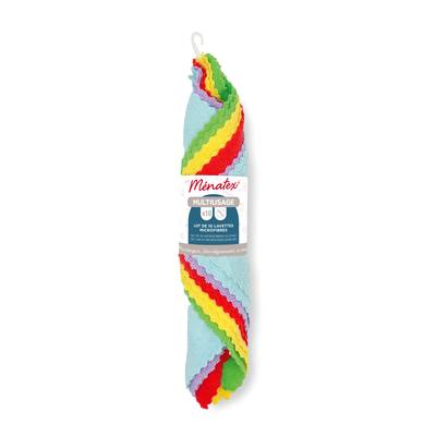 Ménatex Lavettes microfibre, 10 lavettes