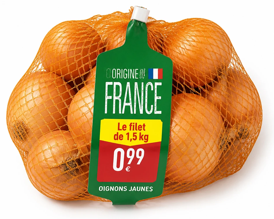 Oignons jaunes