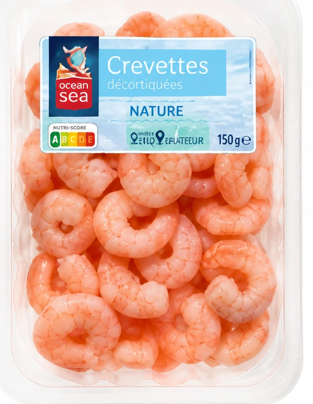 Crevettes décortiquées nature