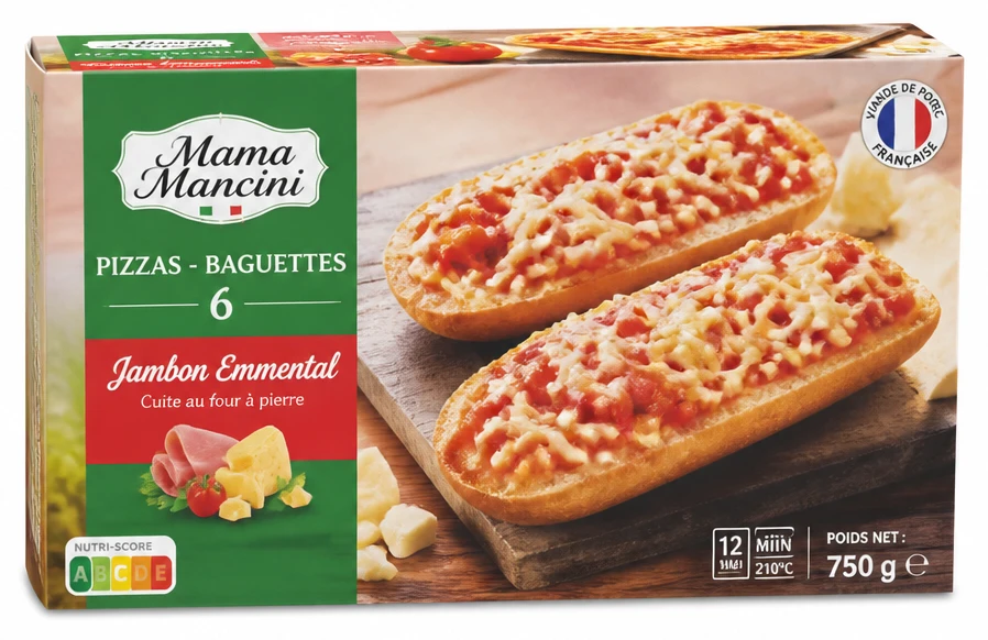 6 Pizzas-Baguettes Mama Mancini