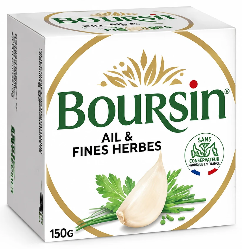 Boursin Ail et fines herbes