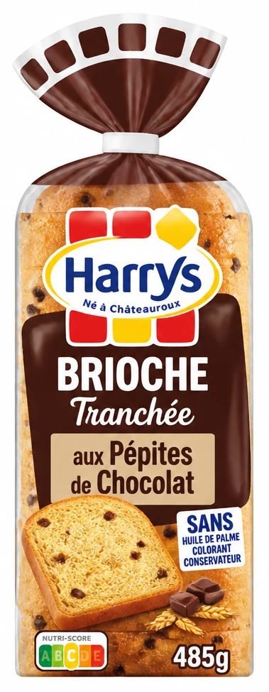 Harrys Brioche Tranchée aux Pépites de Chocolat