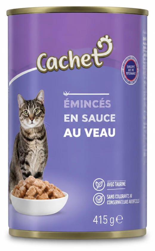 Cachet Émincés en Sauce pour Chat