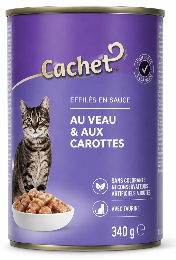 Cachet Effilés en Sauce pour Chat