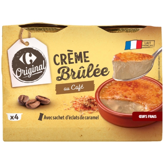 Crème brûlée Au Café CARREFOUR ORIGINAL