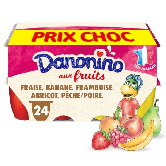 Petits suisses aux fruits panaché DANONINO