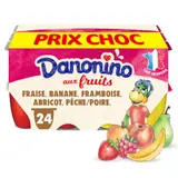 Petits suisses aux fruits panaché DANONINO