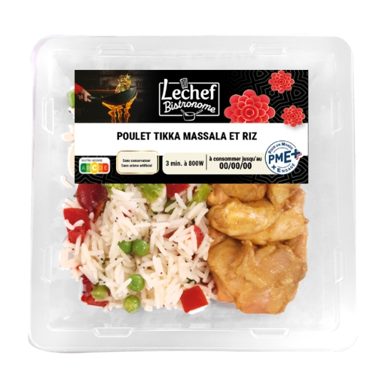 Poulet Tikka Massala et Riz TG LECHEF