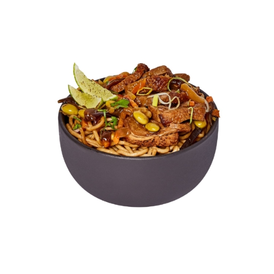 Nouilles au Canard Laqué et Légumes
