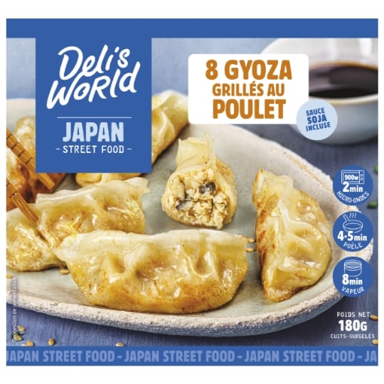 Gyozas Grillés au Poulet DELI'S WORLD