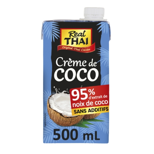 Crème de Coco 95% Sans Additifs REAL THAI
