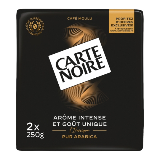 Café Moulu Classique 100% Arabica Intensité 7 CARTE NOIRE