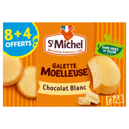 Galette Moelleuse Chocolat Blanc ST MICHEL