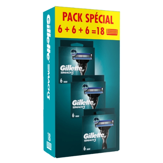 Lames de rasoir Pour Homme MACH3 GILLETTE
