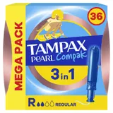 Tampons avec Applicateur Régulier Pearl Compak TAMPAX