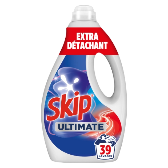 Lessive Liquide Ultimate Extra Détachant 39 Lavages SKIP