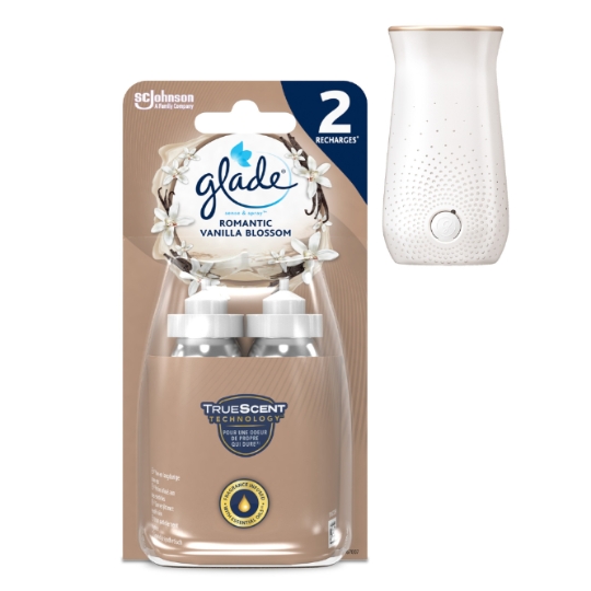 Désodorisant Recharge Sense and Spray Truescent Romantique à la Vanille GLADE