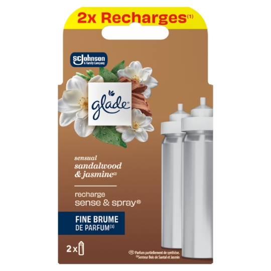 Désodorisant Recharge Bois de santal et Jasmin GLADE
