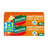PANZANI Sauce tomate cuisinée en tube aux oignons et à l'ail