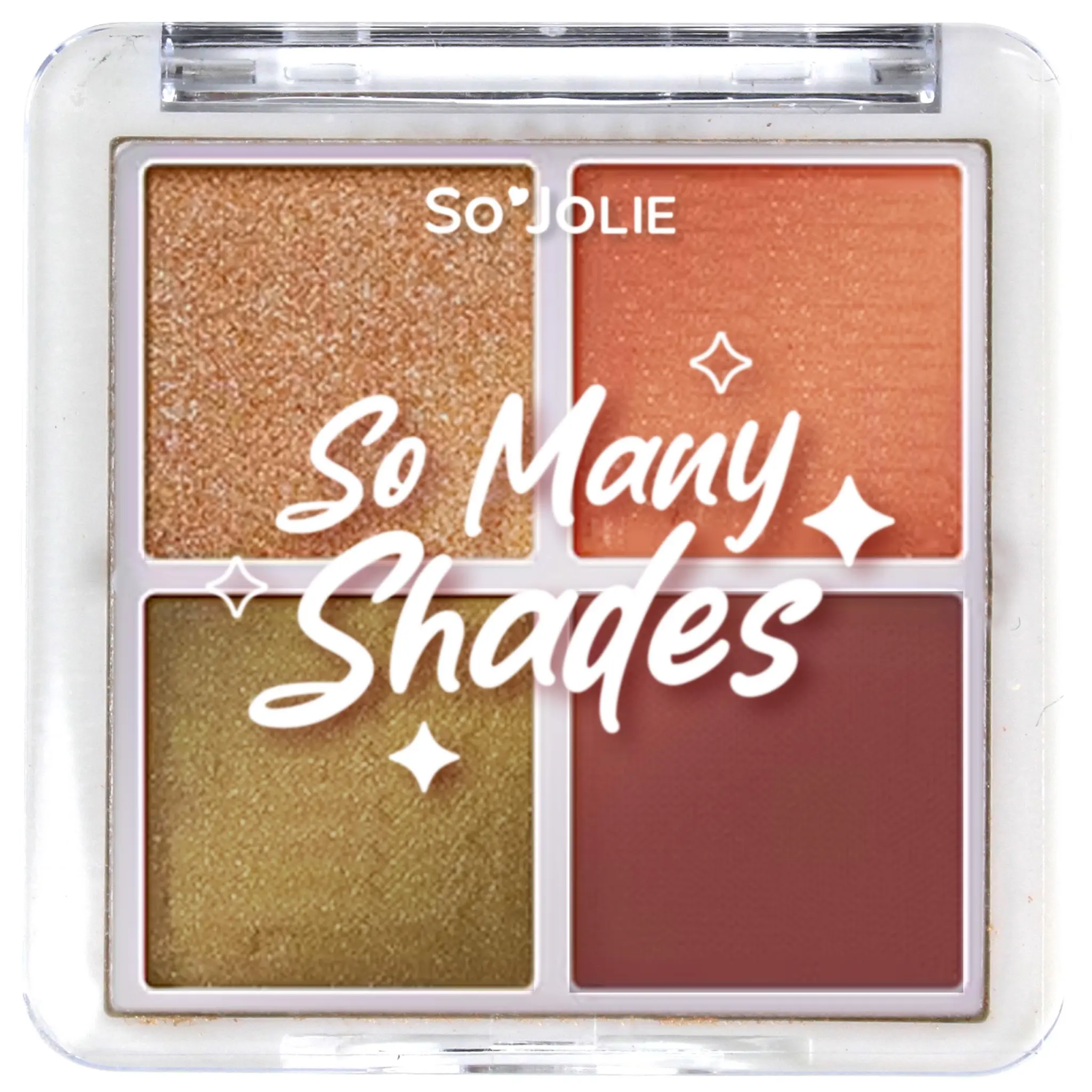 SO JOLIE So Many Shades Palette 4 fards à paupières natural