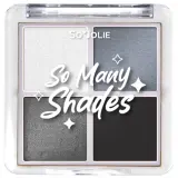 SO JOLIE So Many Shades Palette 4 fards à paupières smokey