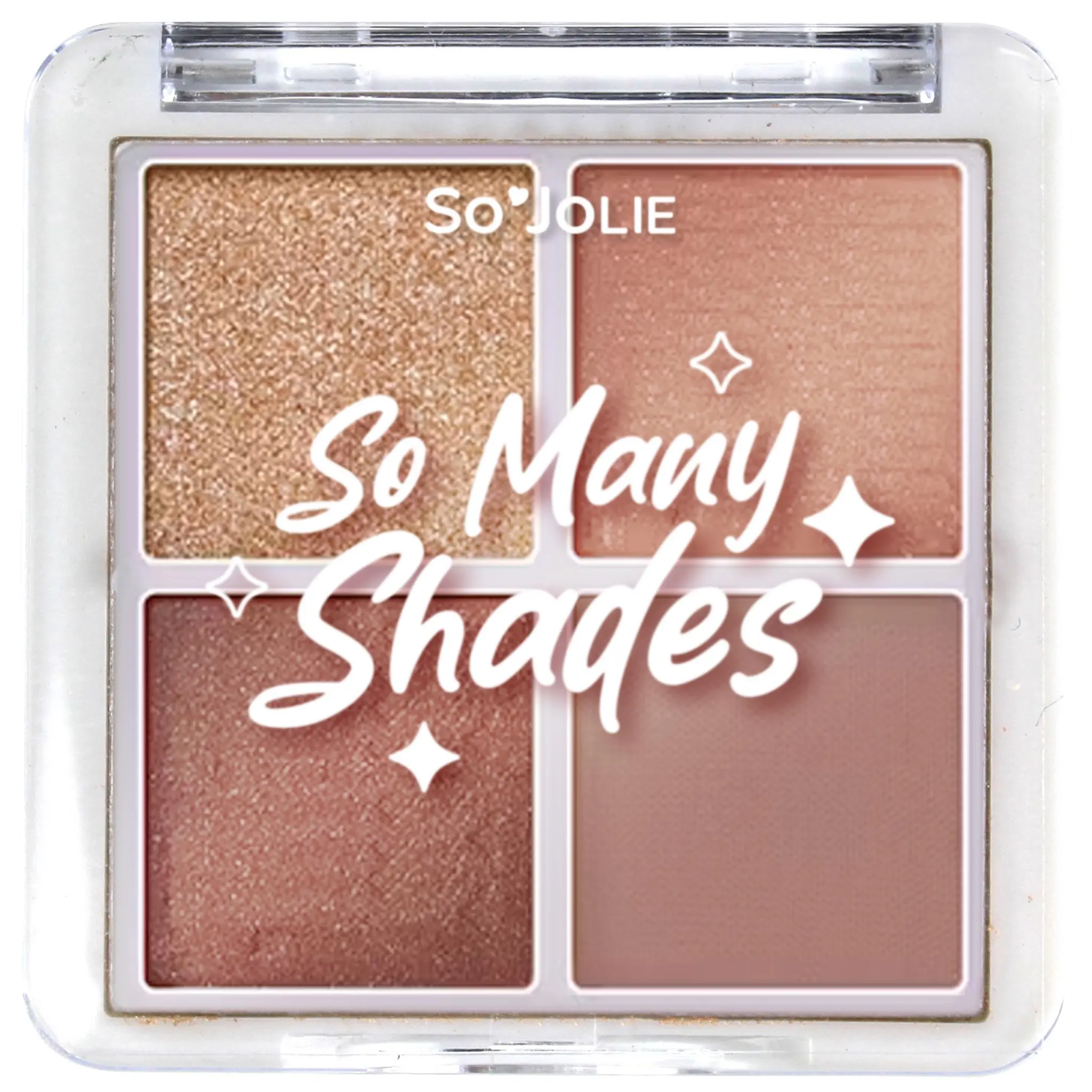 SO JOLIE So Many Shades Palette 4 fards à paupières nude