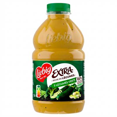 Liebig Soupe Velouté de 5 Légumes Verts en Bouteille, 75cl