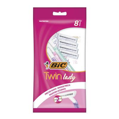 Bic Rasoirs jetables Twin lady sensitive, 8 pièces