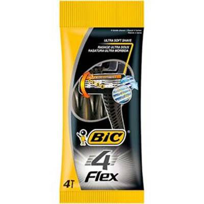 Bic Rasoirs jetables Flex 4, 4 pièces