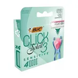 Bic Recharges lame pour rasoir Click 3 Soleil, 4 lames