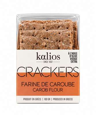 Crackers caroubes, Kalios (100 g)