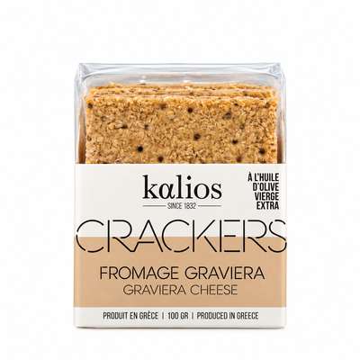 Crackers au fromage Graviera, Kalios (100 g)