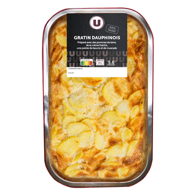 Gratin dauphinois, 5-6 parts,1kg