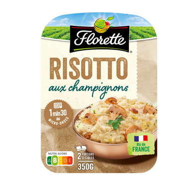 Risotto aux champignons - Barquette 2x175g