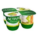Yaourts aux fruits bifidus poire ACTIVIA - 4x125g