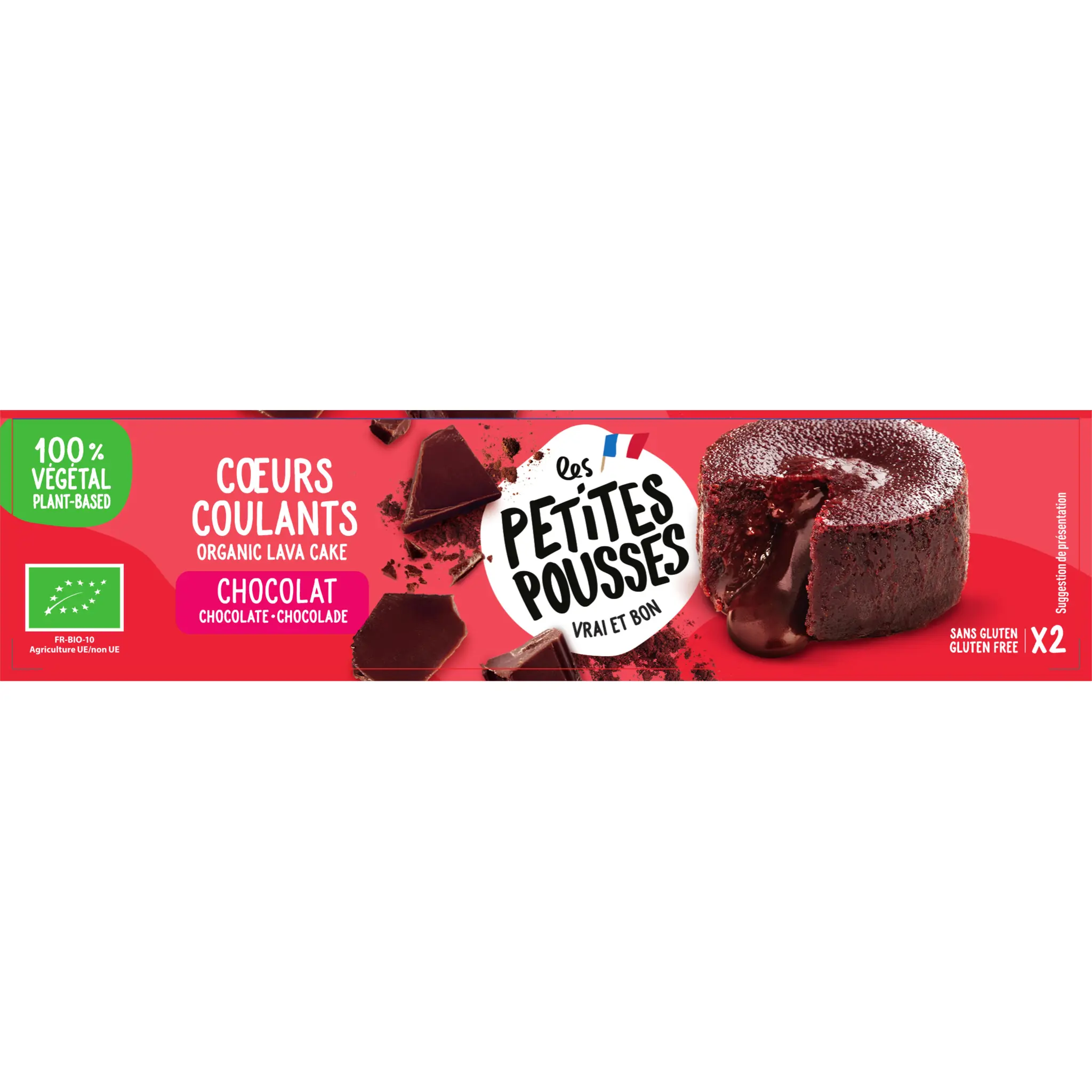LES PETITES POUSSES Dessert végétal au lait de coco et chocolat bio