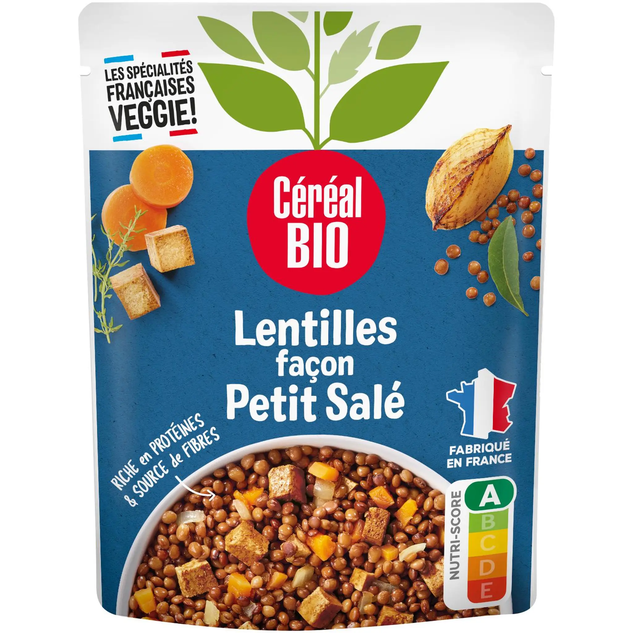 CÉRÉAL BIO Lentilles façon petit salé bio sachet express