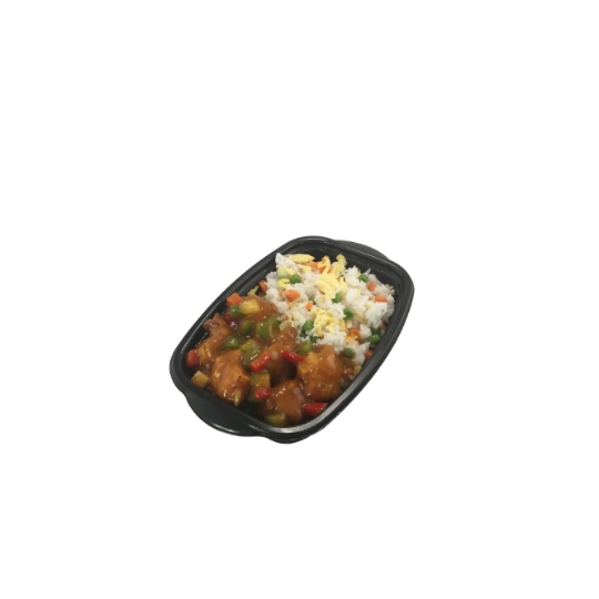 Poulet Curry Et Riz Legume